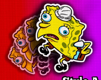 Funny Construction Worker Meme Nostalgic Sticker or Magnet