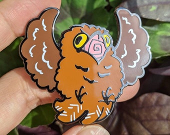 Potoo Hard Enamel Pin - Screams Externally
