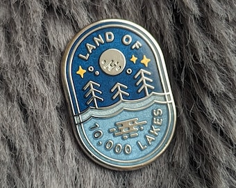 10,000 Lakes Hard Enamel Pin