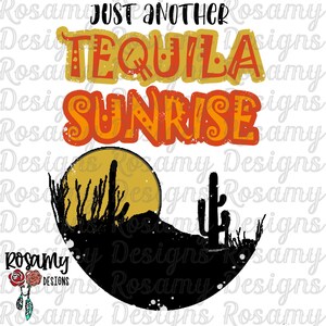 Tequila Sunrise, digitales Design, Design-Download, Limonadenbecher, Zitroneneisdeckel, Fruchtbecher, Wasserschiebefolie, PNG