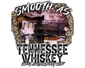 Tennessee Whiskey PNG, Diseño de sublimación, Diseño de camiseta, Descarga de diseño, Impresión DTG, Sublimación retro, Country Western