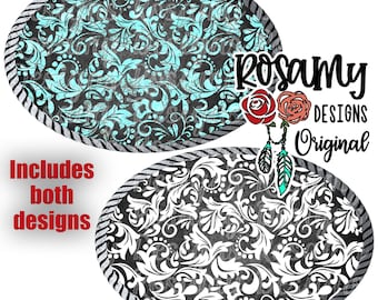 Concho PNG, Western PNG, Süd PNG, Rodeo, Cowgirl, Türkis, Sofortiger digitaler Download, Trendy Country, Retro, Sublimation, Shirt Design