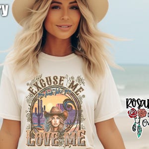 You Look Like You Love Me Tee, Excuse Me, Comfort Colors Tee, Oversized Tee, Front Design, Concert Shirt, Country Music T Shirt, Western