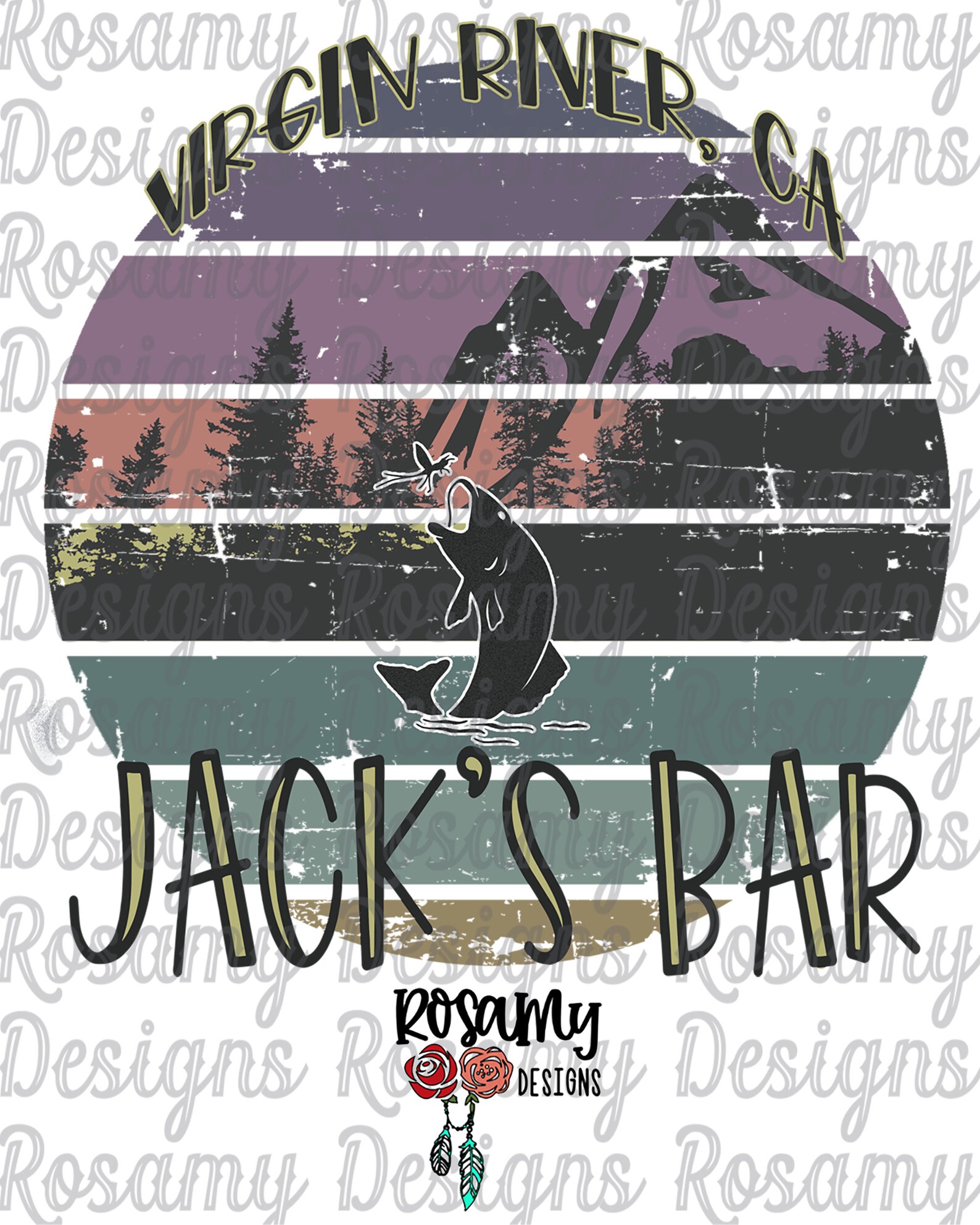 Virgin River Jacks Bar Digital Design Design Download Etsy
