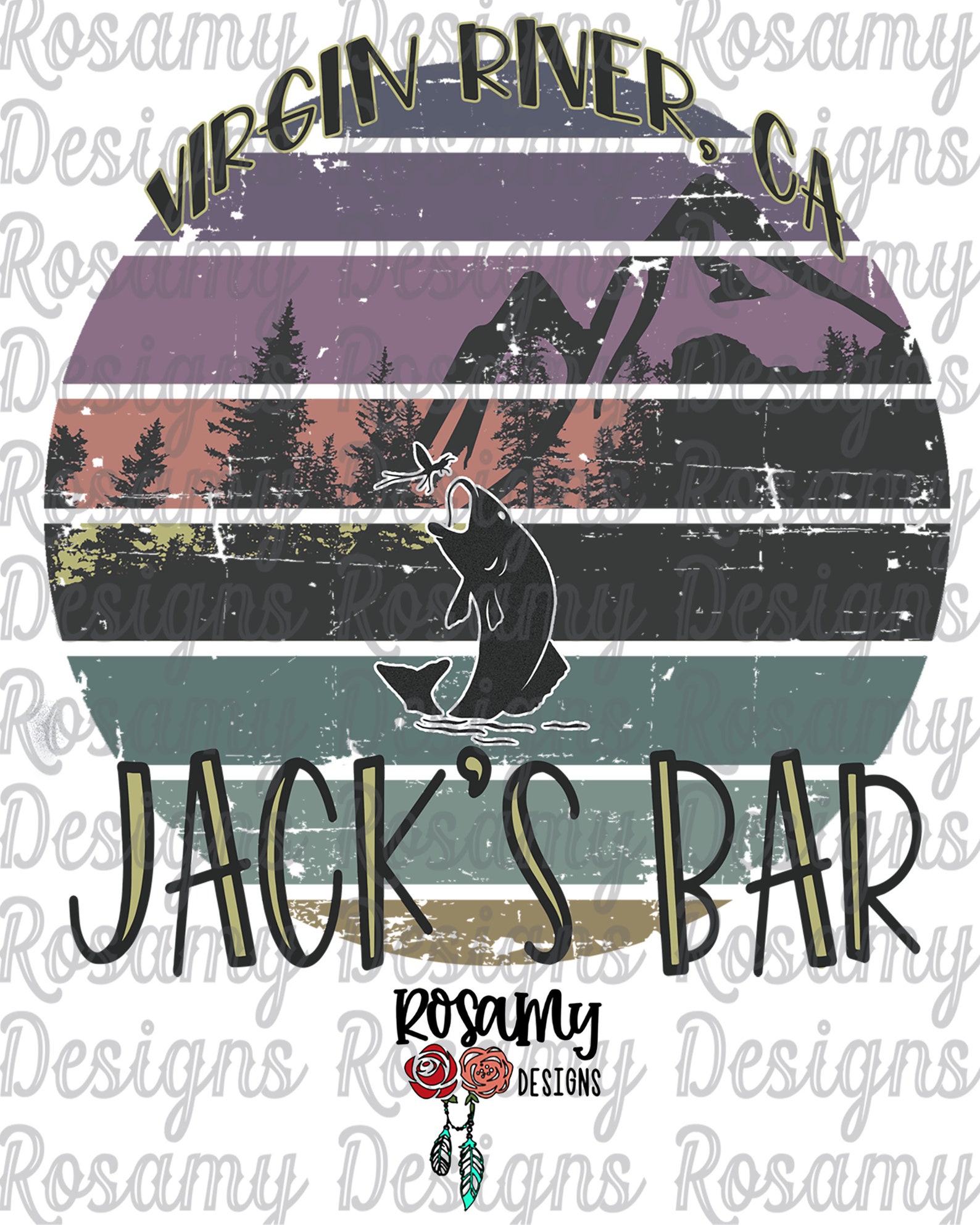 Virgin River Jack's Bar Digital Design Design Download Etsy