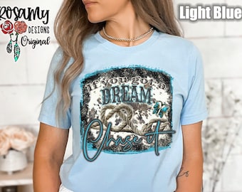 Dream Chase It Tee, Bella Canvas Tee, Unisex Tee, Front Design, Concert Shirt, Country Music T Shirt, Western