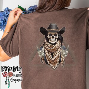 Leopard & Bull Skull Make-up-Tasche – Western Cowgirl Design, 19x25 Cm, Geschenk Für Ranch-Fans