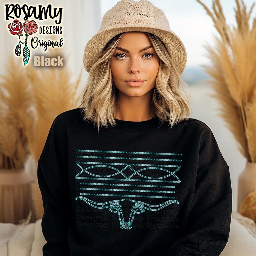 Boot Graphic Long Sleeve Sweatshirt for Casual Style
