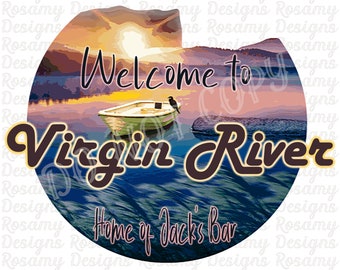 Virgin River, Digital Design, Design Download, Sublimation Transfer, Retro Sublimation, Graphic Tee, Transfer Design, Waterslide