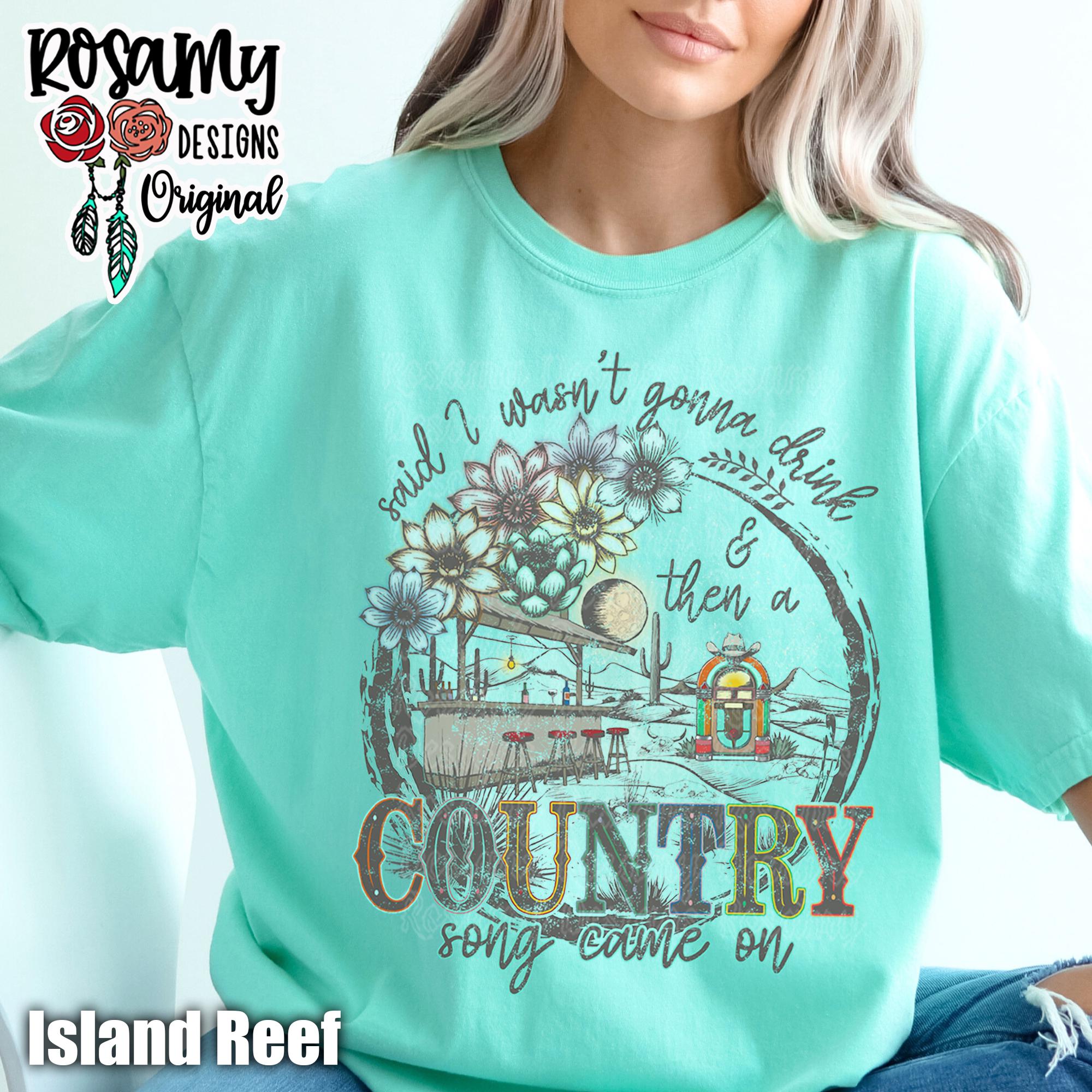 EXMIUN Women's Funny Country Music Tee - Bleached Grey Short Sleeve T-Shirt With Letter Print - View #8