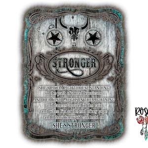 Stronger PNG, Sublimation PNG, Country Music, Design Download, Sublimation Transfer, Retro Sublimation, Country Western