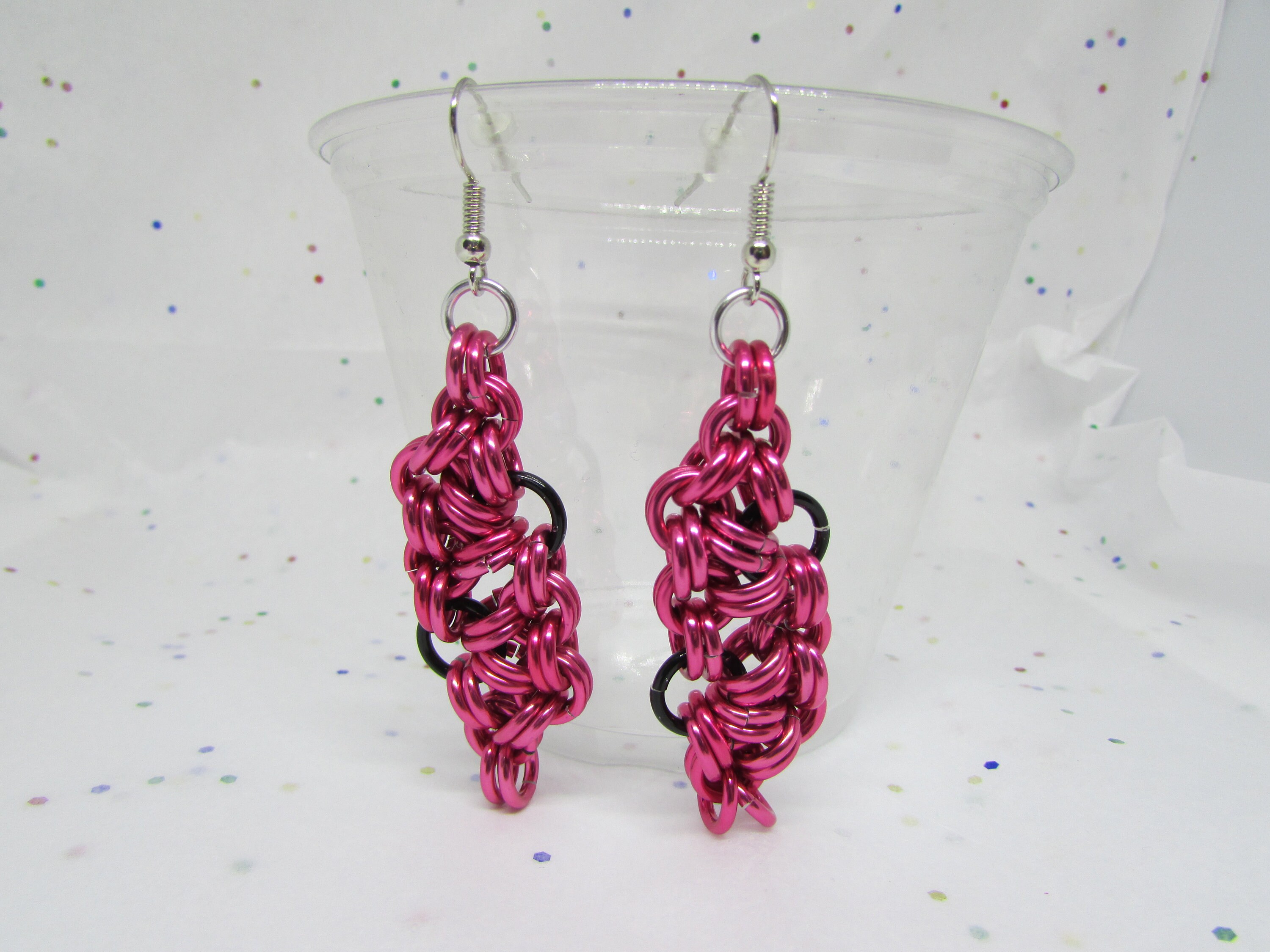 Benutzerdefinierte Stepping Stones Chainmail Ohrringe Etsy