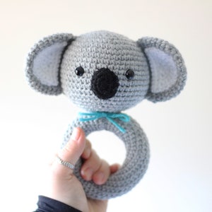 Koala Baby Rattle - Crochet Pattern - DIGITAL ITEM