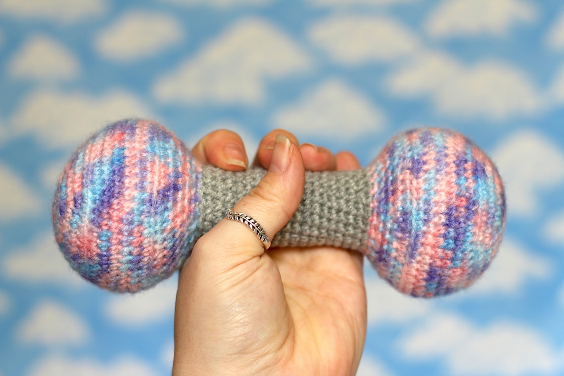 Baby Dumbell and Kettlebell Crochet Pattern DIGITAL ITEM Etsy