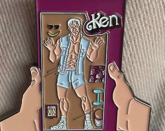 Ken Enamel Pin "Beach Ken"