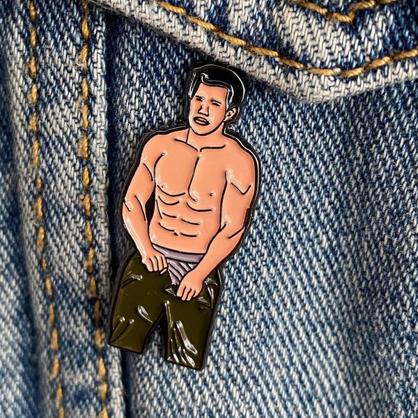 Taylor Lautner Jacob Black Twilight Enamel Pin