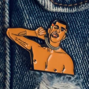 Mahmood Eurovision Enamel Pin