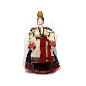 Vintage Handmade in USSR Unique Doll “XIX Century Costume Voronezh Province In Russia” Russian Artist-Costume Designer Tatyana Sokolova #26