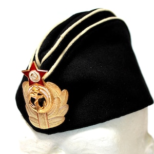 Navy garrison hat - Etsy 日本