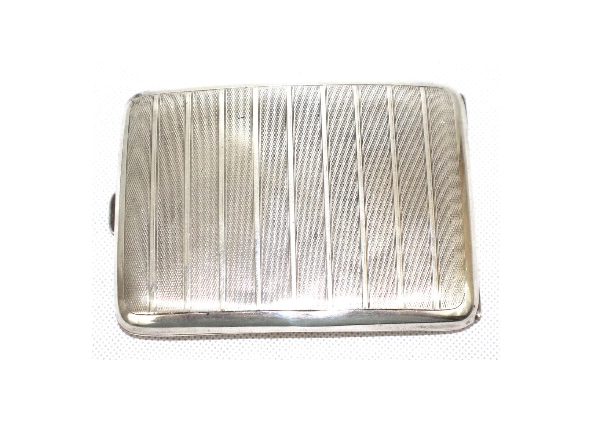 アンティーク雑貨 Towle Sterling Silver Cigarette Case Antique Sterling Silver Cigarette Case, 1927 Chester England