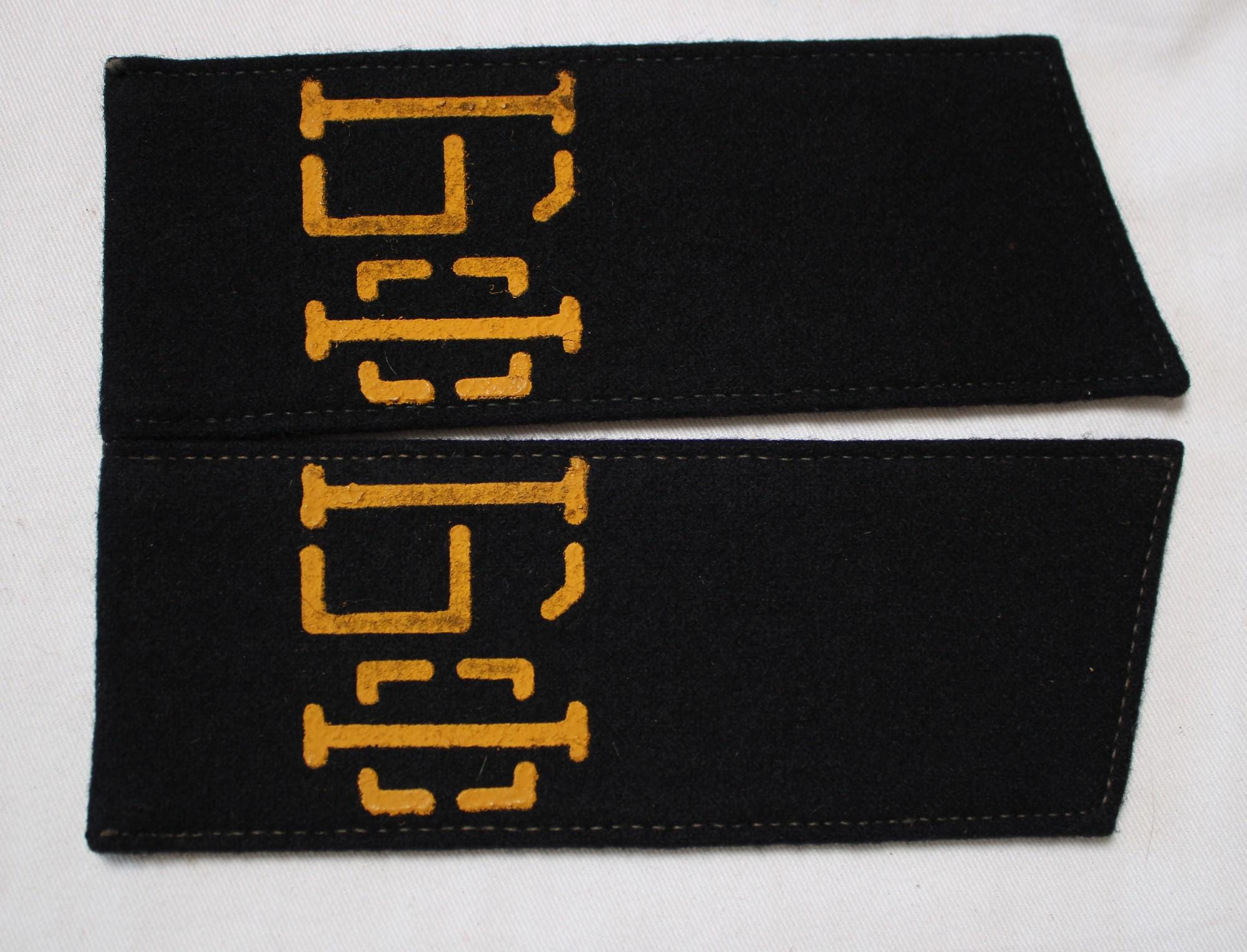 Vintage USSR Navy Shoulder Boards, Russian Marine Epaulets, 1980