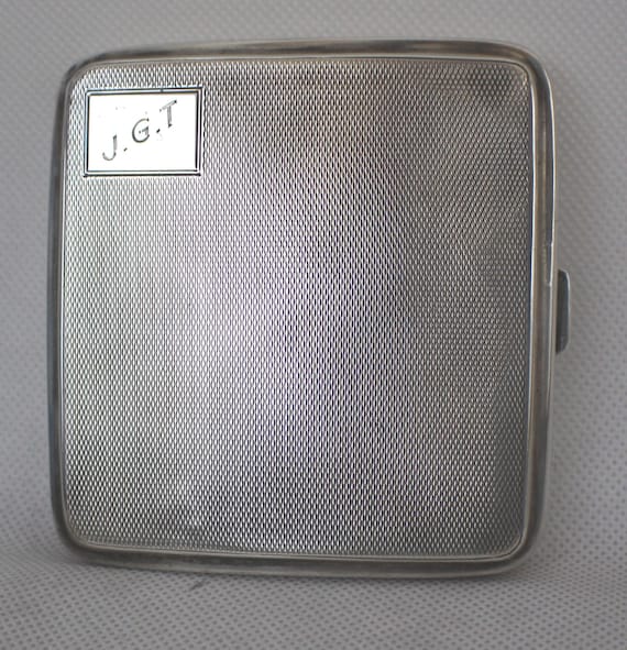 ヴィンテージ シガレットケース 1930年代製 タバコケース シルバー925