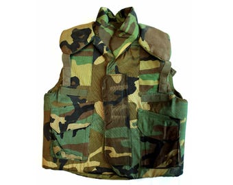 本物のアメリカ海兵隊 PASGT ヘルメットカバー ウッドランド M81 BDU