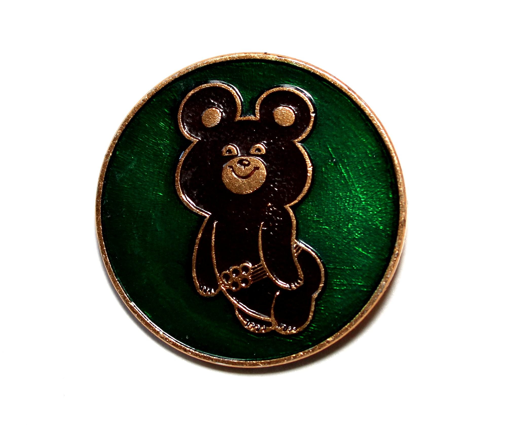 Épingle Collector Vintage Des JO De Moscou 1980 - Gymnastique