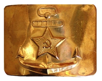 soviet belt buckle