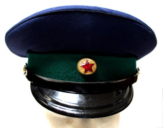 Vintage 1969 USSR VOKhR Junior Command Staff Cap: Cold War Memorabilia View 2