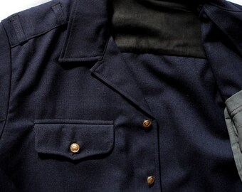 AUTHENTIQUE VESTE DE LA MARINE SOVIÉTIQUE AMIRAL TAILLE L URSS CCCP