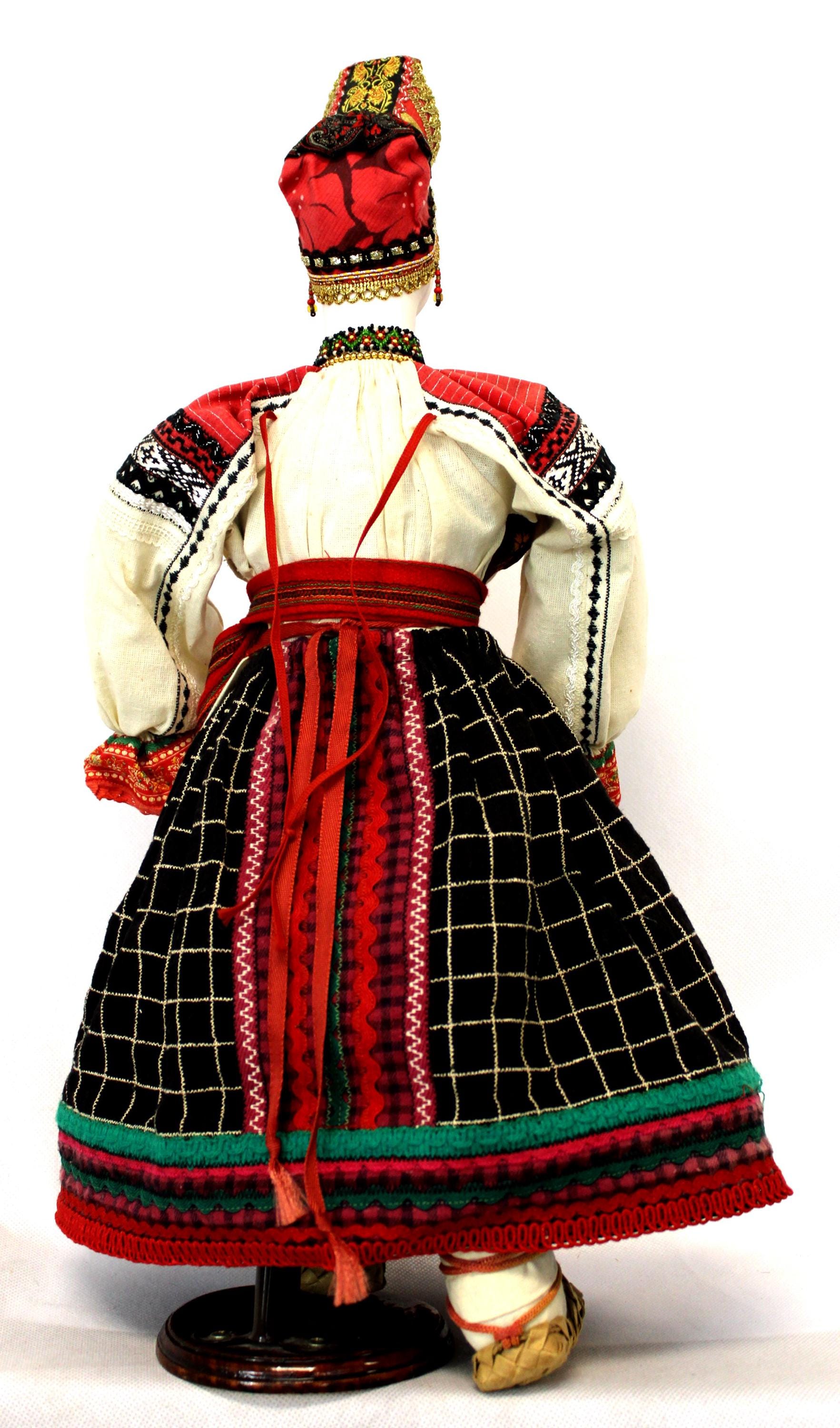 ヴィンテージの手作りロシア人形、19世紀のヴォロネジ衣装 #26 - Etsy 日本