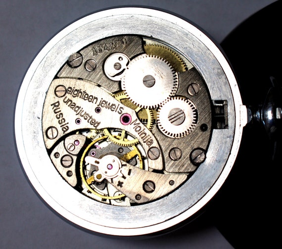 Russian Pocket Wind-Up Mechanic  Watch – Original… - image 5