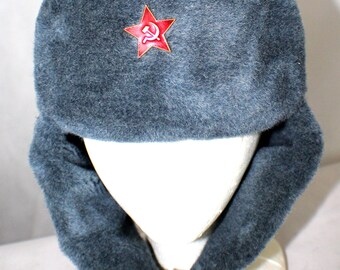 Chapka Russe Ushanka Hiver - Chapeau Bombardier Fourrure Fausse, Ajustable - Homme Femme, Protection Vent/Froid