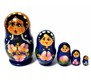 Poupées Gigognes En Bois 15 Pièces - Matriochka Russe Vintage, Jouet Et Décoration