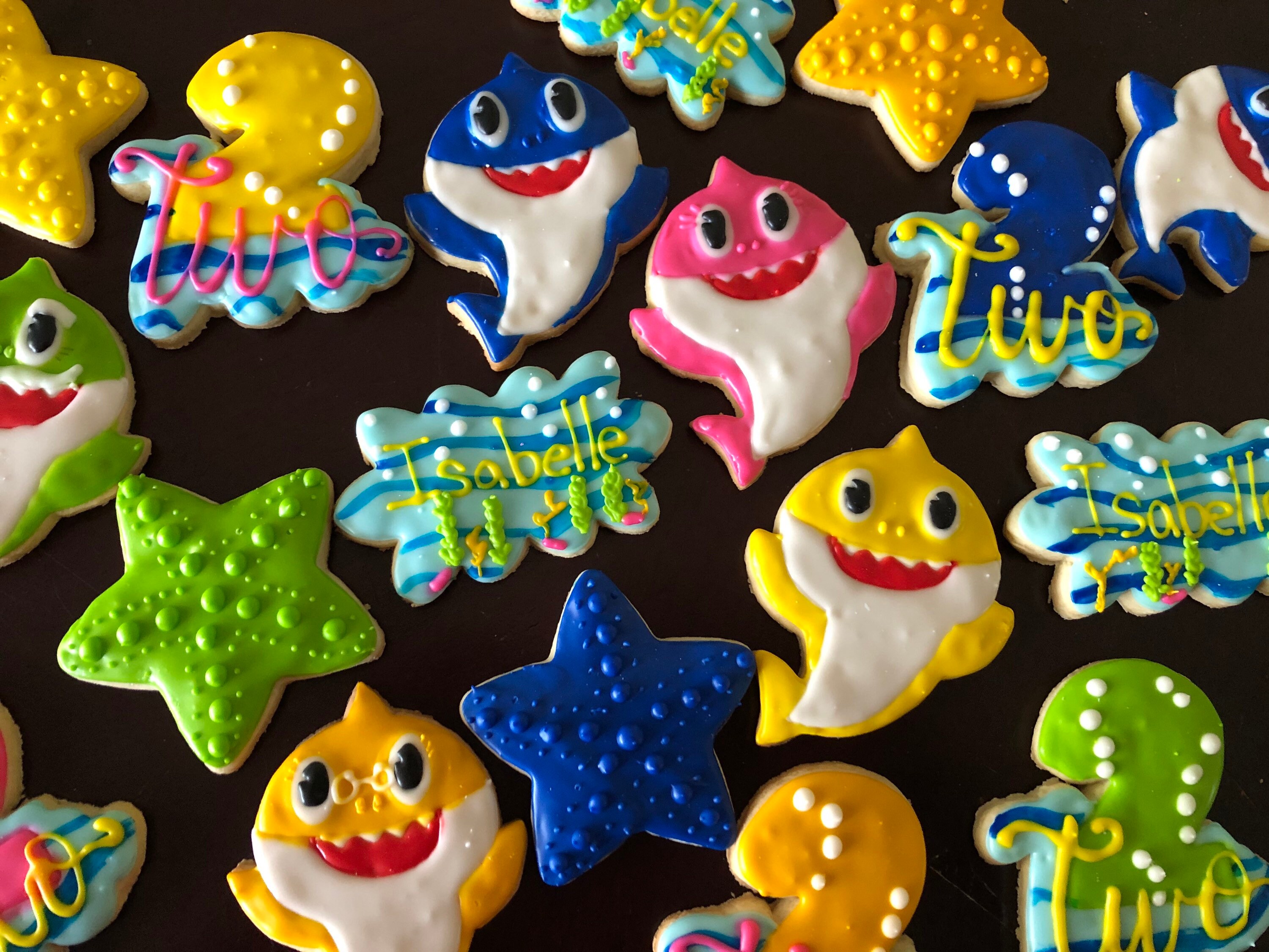 Baby shark sugar cookies Etsy