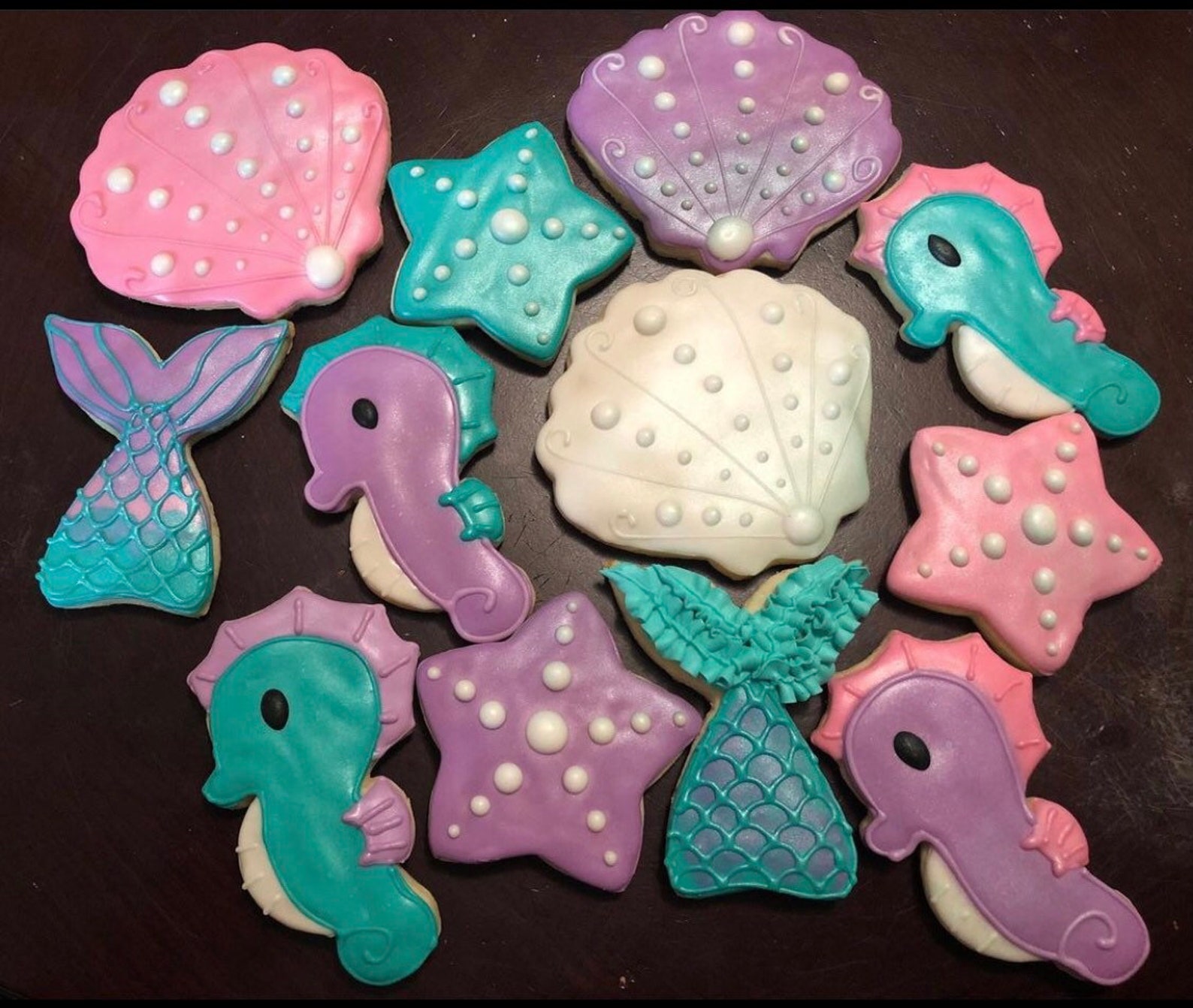 Mermaid Sugar Cookies Etsy
