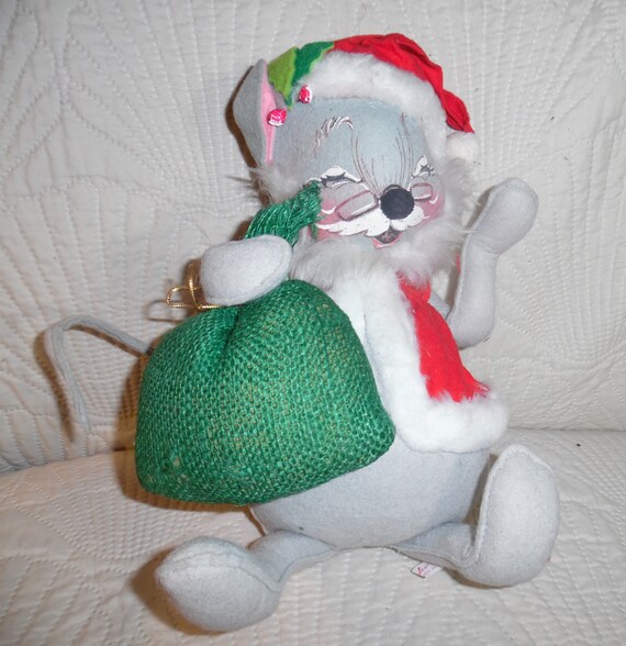vintage annalee christmas mouse