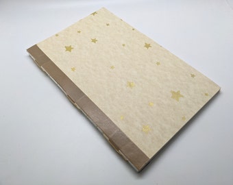 Starry Dreamer Gold Blank A5 Notebook