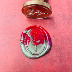 Rosen Wachs Stempel, Wachs Siegel Stempel, Retro Stempel Mit Griff, Wachs Siegel Stempel, Einladungen Zubehör, Geschenkverpackungs Werkzeuge