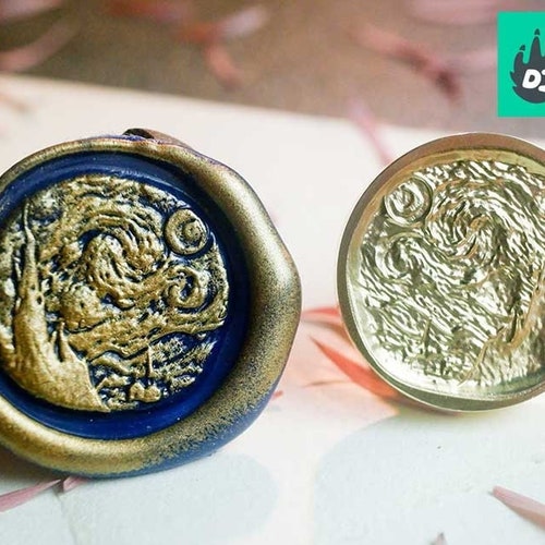 3D Embossed Wax Stamp Wax Seal Stamp Kits Retro Stamps With - Etsy