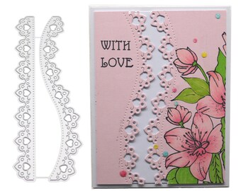 Cutting Dies Cut Stencils for DIY Scrapbooking Photo Album Decorative Embossing Paper Dies for Card Making Template Lakeside View Metal Die Cuts
