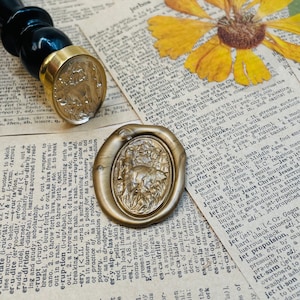 3D Bear Wax Stamp, Embossed Wax Seal Stamp, Stamp with Handle , Wax Seal Stamp,Invitation, Gift Wrapping Tools