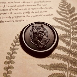 CRASPIRE Wax Seal Stamp Anubis Egyptian Sealing Stamp Copper Seals Vintage Removable Brass Stamp Head With Wooden Handle For Halloween Letter Invitation Envelope Cards Decoration - View #14