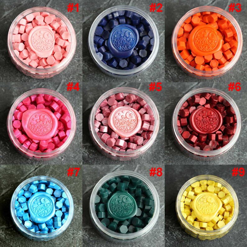160pcs 9 Colors Sealing Wax Beadswax Seal Beads for Wax Seal Etsy