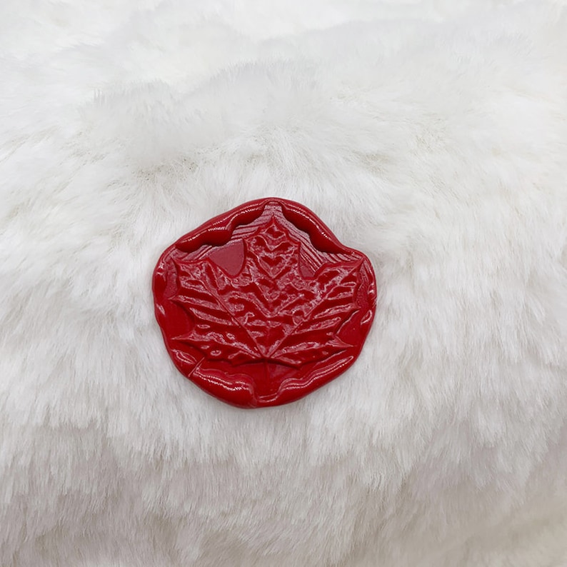 3D Maple leaf Wax Stamp Gift Wrapping Tools Wax Seal Stamp,Invitation Stamp with Handle Embossed Wax Seal Stamp