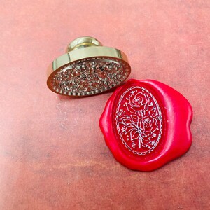 Rosen Wachs Stempel, Wachs Siegel Stempel, Retro Stempel Mit Griff, Wachs Siegel Stempel, Einladungen, Geschenk Verpackung