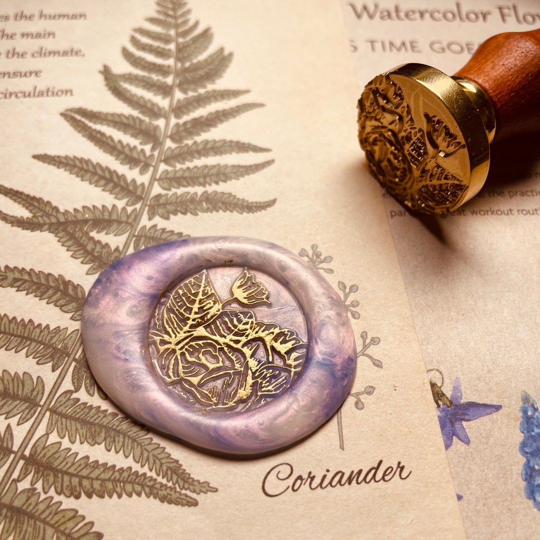 Flower Wax Seal Stamp Sealing Wax Stamp Letter Stamp Wax Etsy