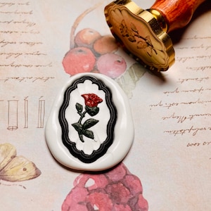 3D Blumen Wachs Stempel, Geprägte Wachs Siegel Stempel, Retro Siegel Stempel, Wachs Siegel Stempel, Blumen Siegel Stempel, Siegel Wachs Stempel, Siegelstempel