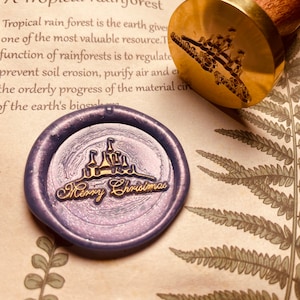 Xmas Wax Seal Stamp, Merry Christmas Seal Stamp Kit, Wax Sealing Stamp, Wax Stamp, Seal Stamp Kit
